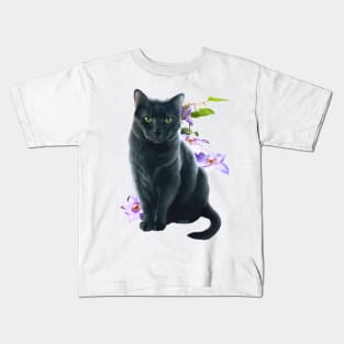 Sitting Pretty Kitty Kids T-Shirt